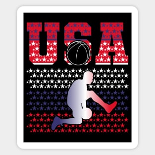 USA Basketball // Logo type // poster Sticker